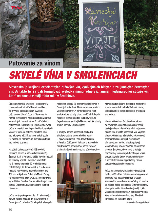 putovanie za vinom